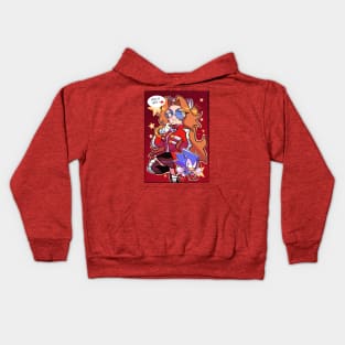 eggman girls Kids Hoodie